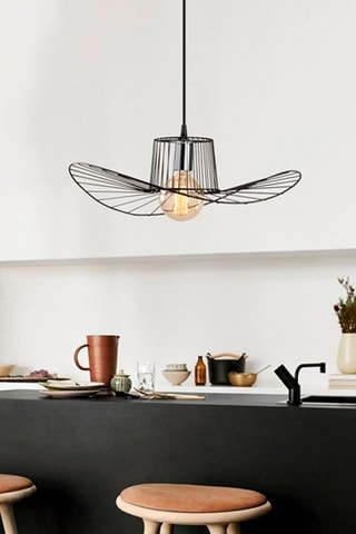 Hanglamp Tel - Zwart - 100 W