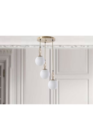 Hanglamp Morino - Goudkleurig - 3 x 60 W