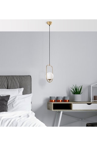 Hanglamp Skew - Goudkleurig - 40 W