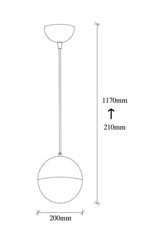 Hanglamp Bastos Goudkleurig en Transparant