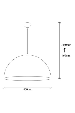 Hanglamp Sivani - Zwart en Goudkleurig - 40 W