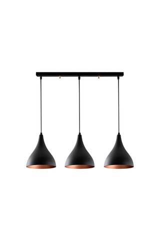 Hanglamp Berceste - Zwart - 3 x 100 W