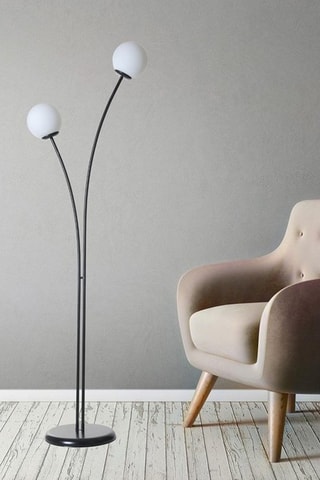 Staanlamp Rose - Zwart en Wit