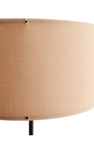 Houten Staanlamp - Naturel en Beige - 60 W
