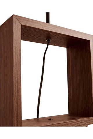 Houten Staanlamp - Naturel en Beige - 60 W