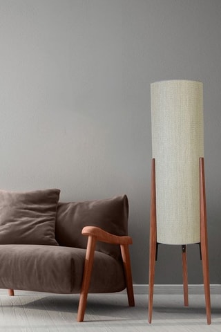 Staanlamp Yildo - Zwart en Goudkleurig - 40-60 W