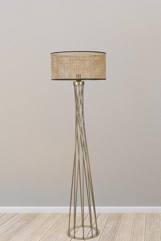 Staanlamp - Goudkleurig - 40 - 60 W - 170 cm