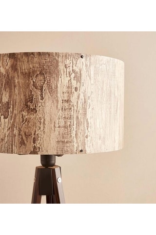 Houten Staanlamp AYD-3449 - Beige en Bruin