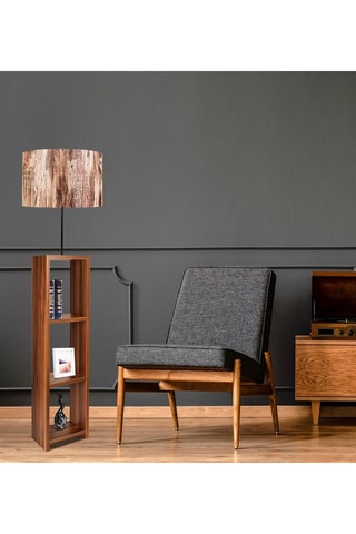 Staanlamp Ayd - Bruin en Beige