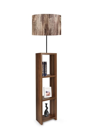 Staanlamp Ayd - Bruin en Beige