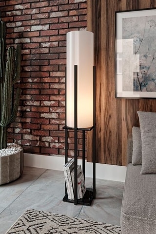 Staanlamp Dor - Zwart en Wit