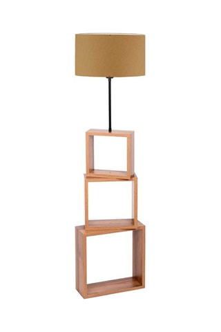 Staanlamp met Niveau Ayd - Lichtbruin