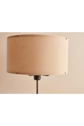 Houten Staanlamp - Beige en Bruin
