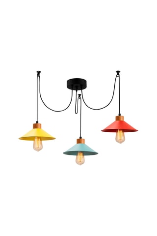 Hanglamp Manavgat Zwart en Koperkleurig