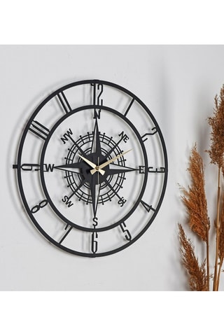 Wandklok Bunella - 41 cm - Zwart