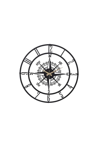 Wandklok Bunella - 41 cm - Zwart