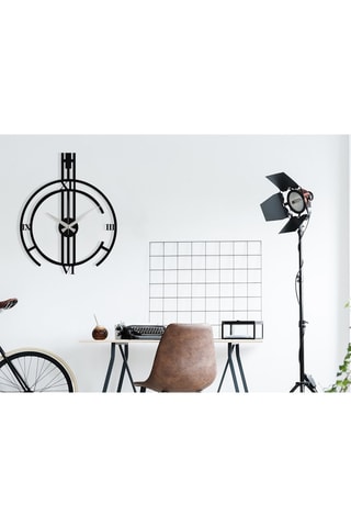 Wandklok Dalmacyali - Zwart