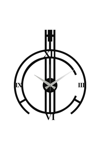 Wandklok Dalmacyali - Zwart