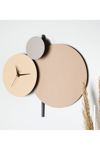 Wandklok - 48 cm - Beige