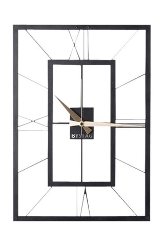 Wandklok November XL - 70 x 50 cm - Zwart