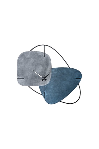 Klok Brazil - 58 x 55 cm - Blauw en Grijs