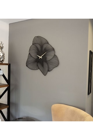 Wandklok Azalée Zwart