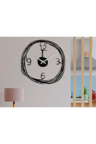 Klok - 48 cm - Zwart