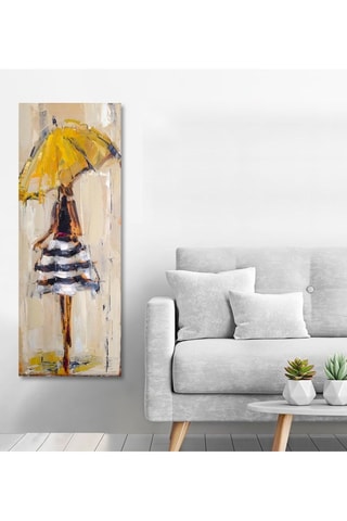 Wanddecoratie op Canvas Évelyne2 - 80 x 30 cm