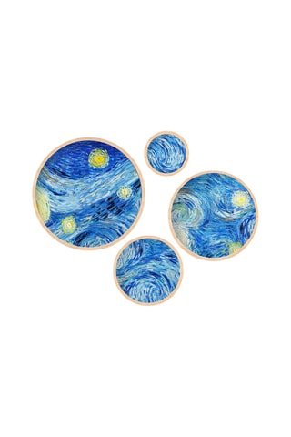 4-delige Wanddecoratie - Vincent Van Gogh