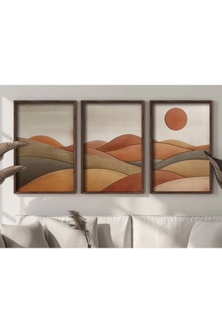 3 tableaux en MDF Lillian