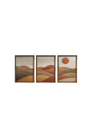 3 tableaux en MDF Lillian