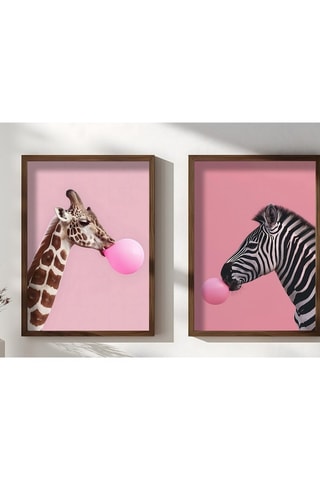 2 tableaux en MDF Monique - 70 x 50 cm 