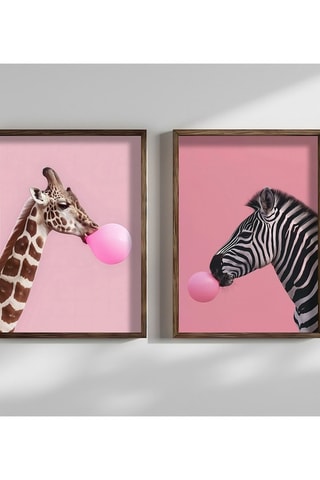 2 tableaux en MDF Monique - 70 x 50 cm 