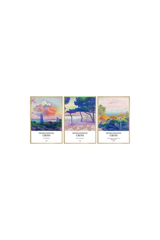3 tableaux - Henri-Edmond Cross
