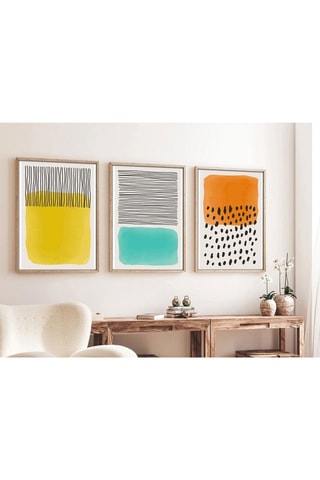 3 tableaux en MDF Yolande2 - 50 x 70 cm
