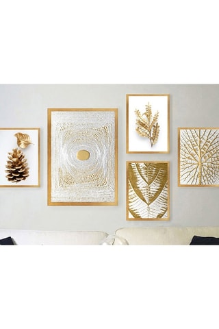 5 Mdf Wanddecoraties Ulrich -  24 x 29 cm / 34 x 44 cm