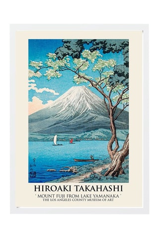 Wanddecoratie "De berg Fuji vanaf het Yamanaka-meer” Hiroaki Takahashi