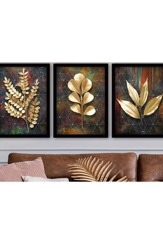 3 tableaux - 35 x 45 cm