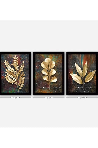 3 tableaux - 35 x 45 cm