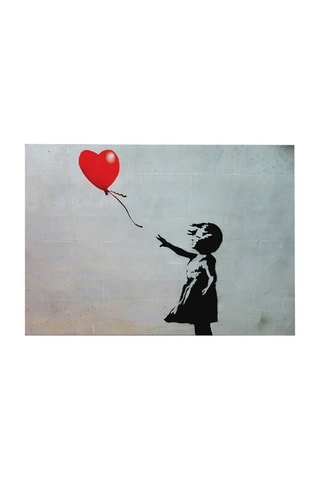 Wanddecoratie "La petite fille au ballon" Banksy - 70 x 100 cm
