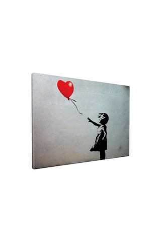 Wanddecoratie "La petite fille au ballon" Banksy - 70 x 100 cm