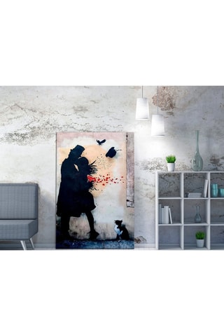 Wanddecoratie Banksy - 70 x 100 cm