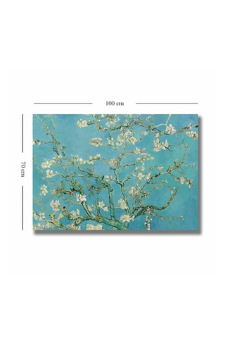 Wanddecoratie “Amandelbloesem” Vincent Van Gogh - 70 x 100 cm