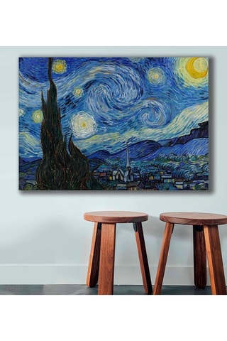 Tableau "La Nuit étoilée" Vincent Van Gogh - 70 x 100 cm