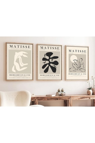 3 tableaux - Matisse - 50 x 35 cm