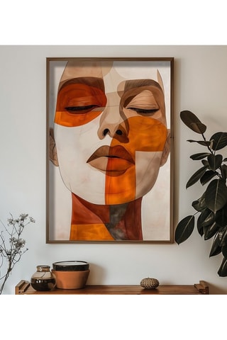 MDF Gekaderde Wanddecoratie Marguerite2 - 50 x 70 cm