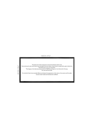 Mdf Wanddecoratie Dorian - 120 x 60 cm