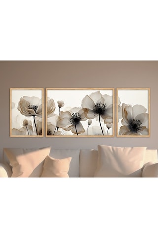 Triptyque Huhu305 - 50 x 35 cm / 70 x 50 cm