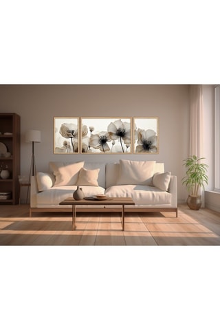 Triptyque Huhu305 - 50 x 35 cm / 70 x 50 cm