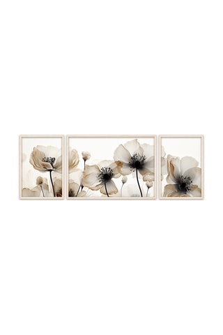 Triptyque Huhu305 - 50 x 35 cm / 70 x 50 cm